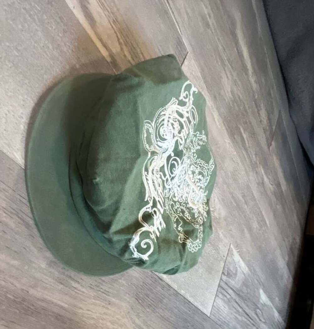 Victoria's Secret Pink Royalty Cadet Hat O/S Green